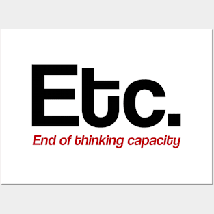 Etc. Posters and Art